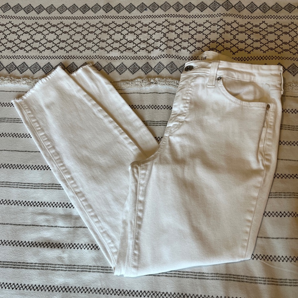 Style & Co. Women's White Skinny Jeans- Size 8